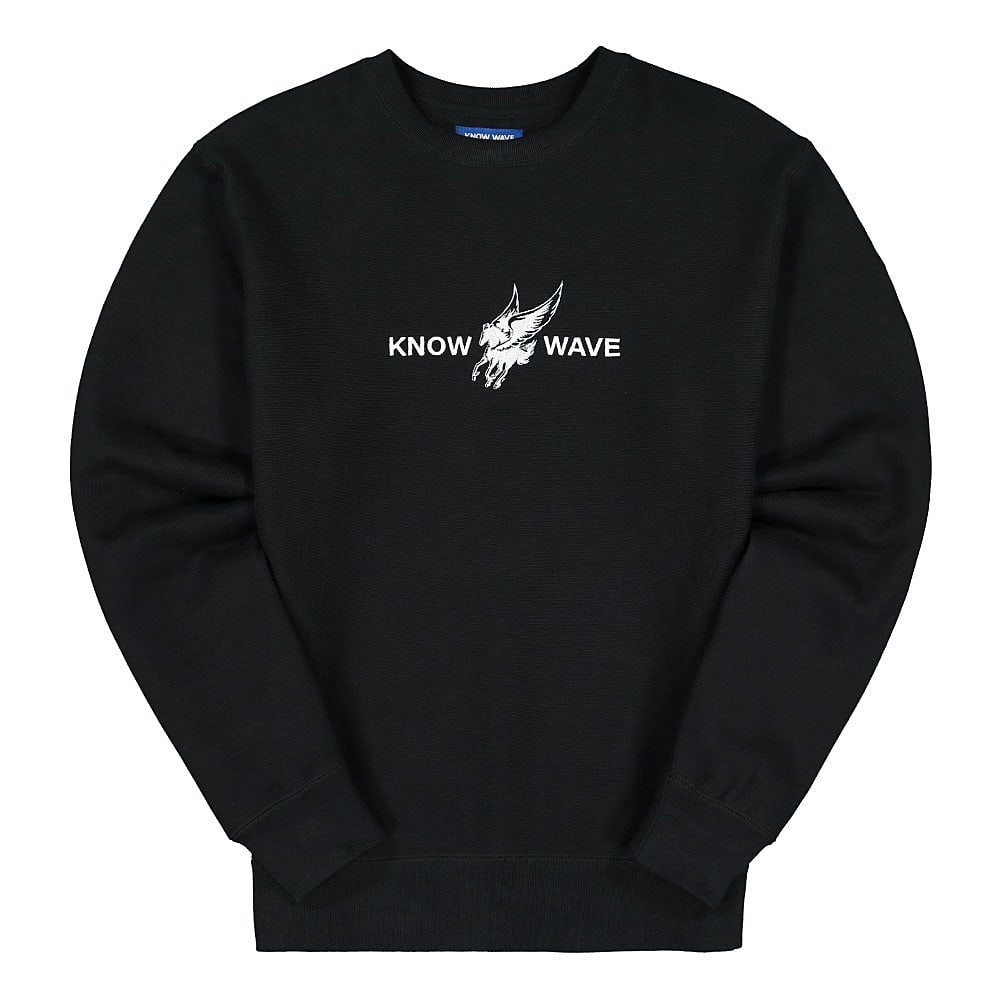 Know Wave warrior poet society crewneck Black Sweatshirts KFA1991 | Overkill