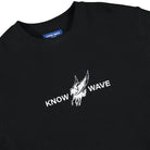Know Wave warrior poet society crewneck Black Sweatshirts Close-up | Overkill