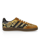 Wales Bonner x adidas Gazelle Snake Supplier Color / Dark Brown / Wonder White Sneaker KK3641 Silhouette | Overkill
