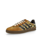 Wales Bonner x adidas Gazelle Snake Supplier Color / Dark Brown / Wonder White Sneaker KK3641 Close-up | Overkill
