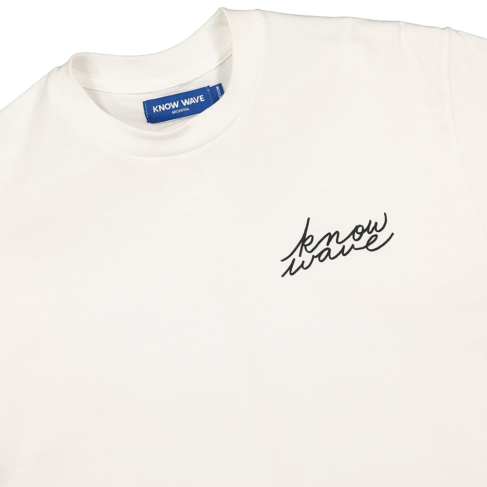 Know Wave signature tee White T-Shirts Close-up | Overkill