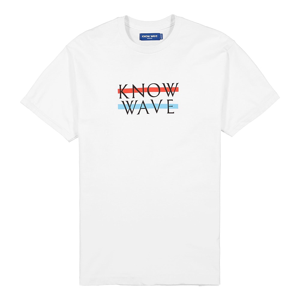 Know Wave wavelength tee White T-Shirts KSP-1952-A | Overkill