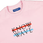 Know Wave wavelength tee Pink T-Shirts Close-up | Overkill
