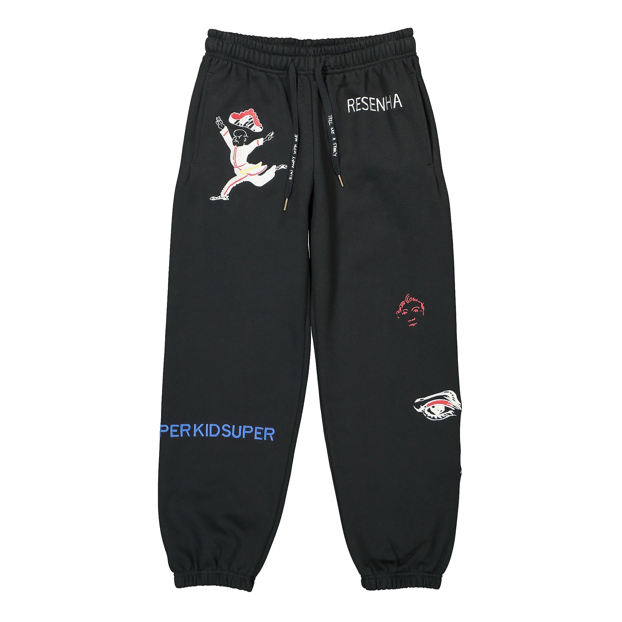 Kidsuper Studios Super Sweatpants Black Sweat & Track Pants KSPF03-08 | Overkill