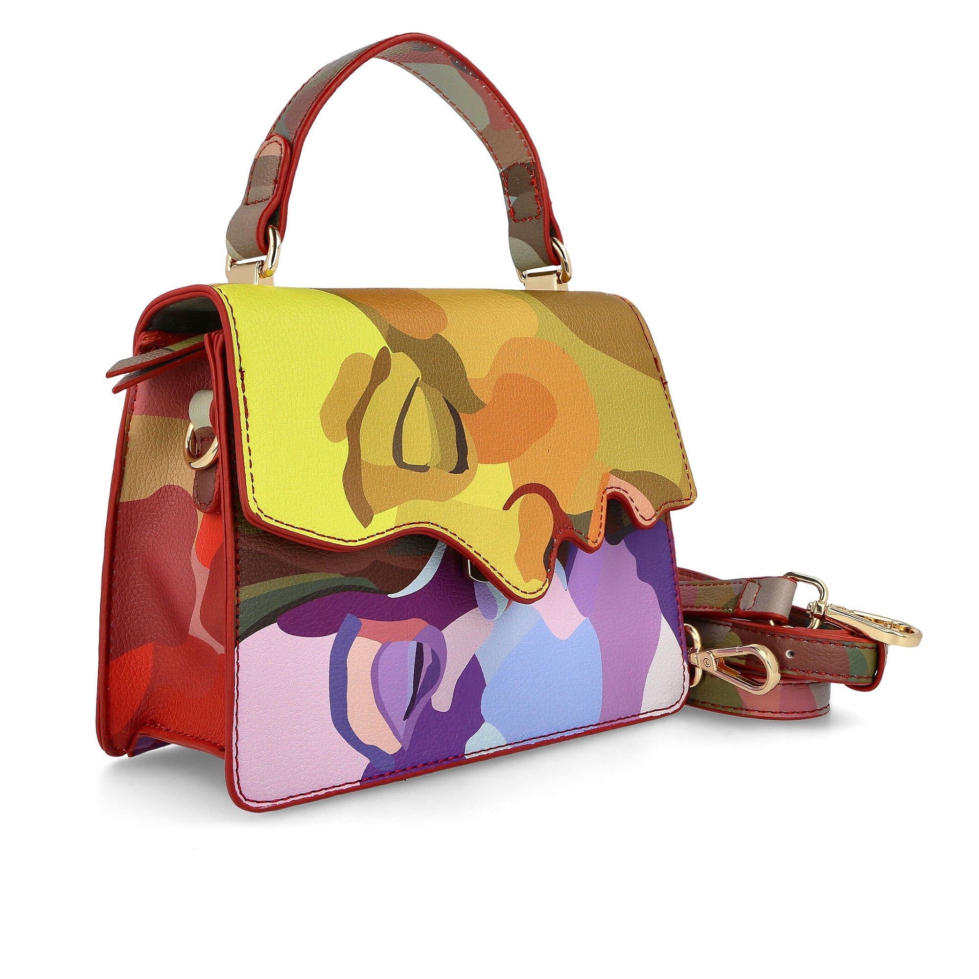 Kidsuper Studios Kissing Faces Hand Bag Multicolor Shoulder & Cross Body Bags Detail view 1 | Overkill