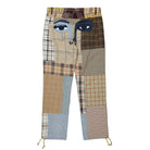 Kidsuper Studios Checked Cotton Trouser Beige Casual Pants Material | Overkill