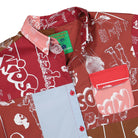 Kidsuper Studios Super Patchwork Jacket Red Jackets Close-up | Overkill