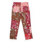 Kidsuper Studios Super Patchwork Trouser Red Casual Pants Material | Overkill