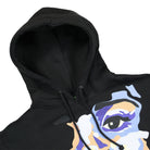 Kidsuper Studios Face Hoodie Black Hoodies Close-up | Overkill