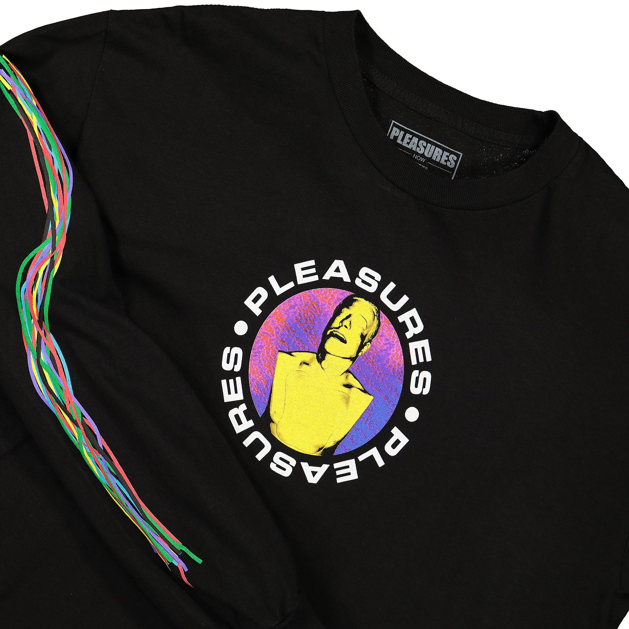 Pleasures Taikan Long Sleeve Shirt Black Shirts Close-up | Overkill