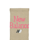 New Balance Essentials Celebrate Crew Socks Beige Socks Close-up | Overkill