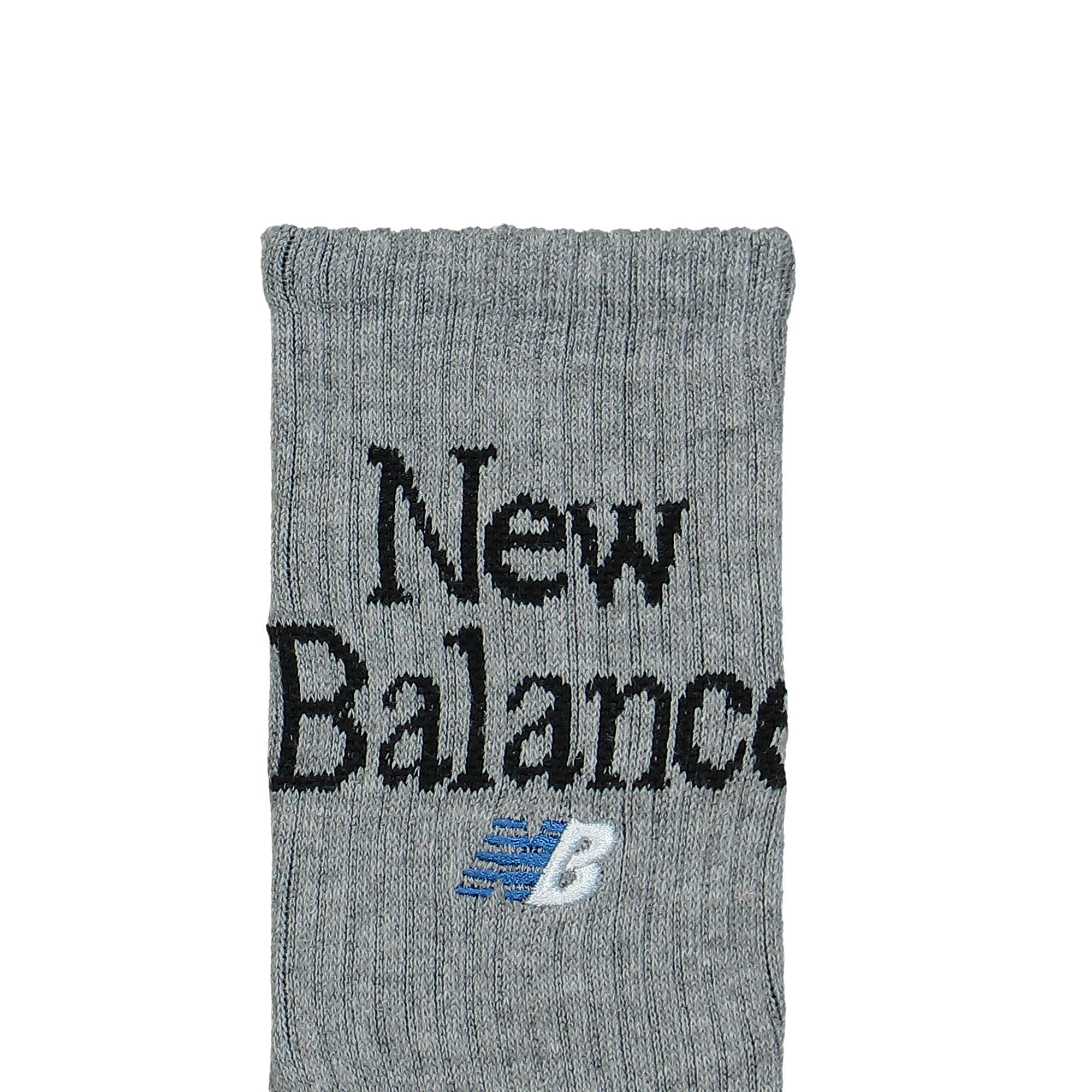 New Balance Essentials Celebrate Crew Socks Grey Socks Close-up | Overkill