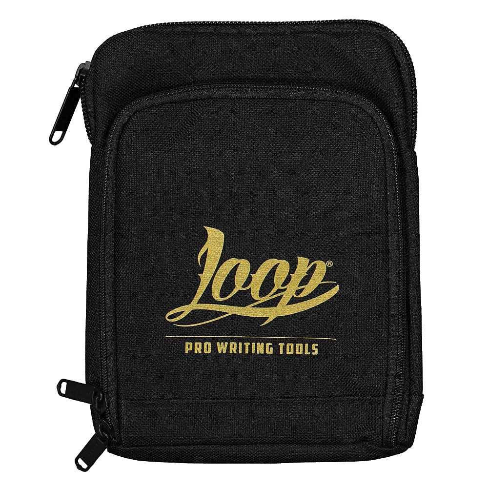 Loop Shoulder Pouch Logo Gold Black / Gold Shoulder & Cross Body Bags LP-SPL-GLD | Overkill