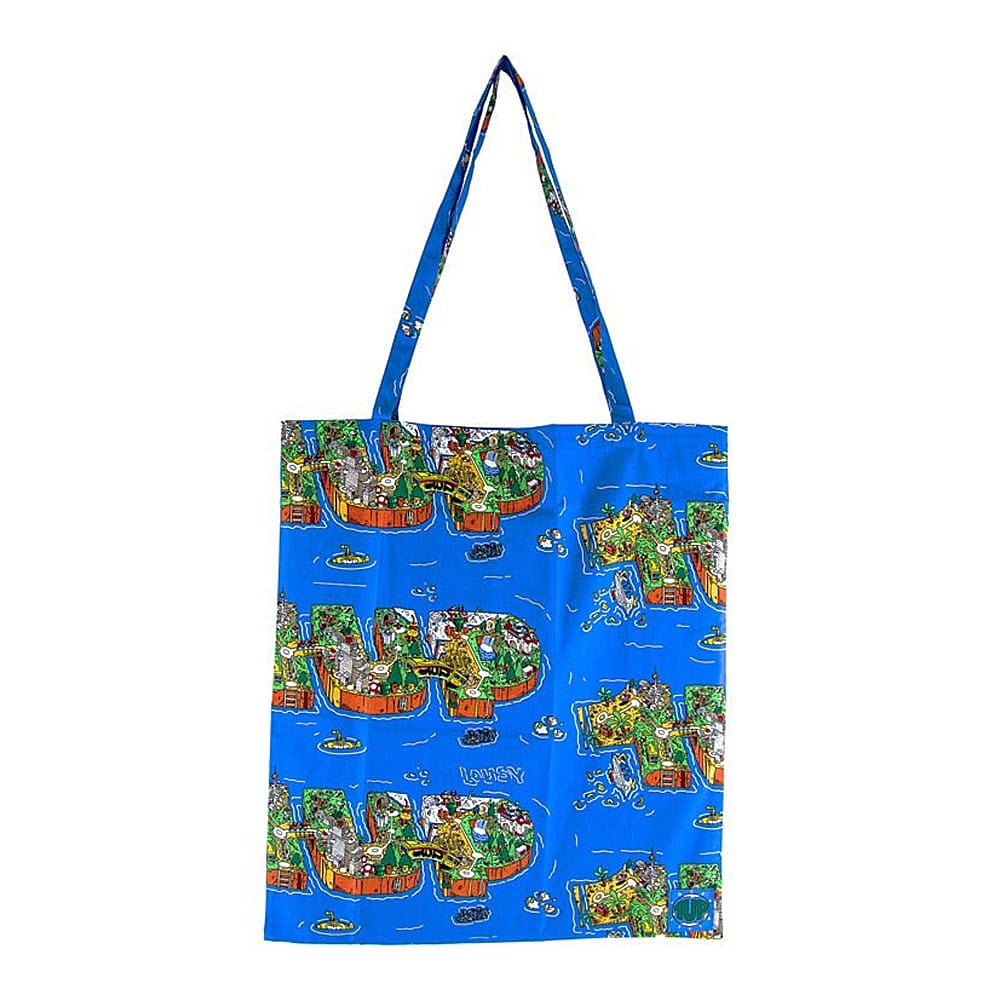 1UP x Lousy Livin Cotton Bag OneUp 4.0 Blue Shoulder & Cross Body Bags J-LL4-B | Overkill