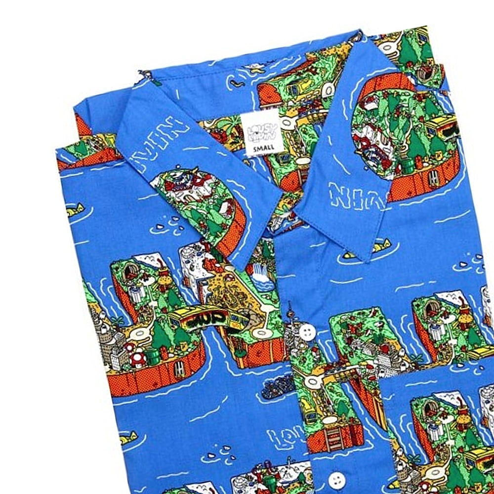 1UP x Lousy Livin Shirt OneUp 4.0 Blue Shirts Material | Overkill