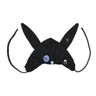 Liberal Youth Ministry Destroyed Bunny Hood Knit Black Hoodies Material | Overkill