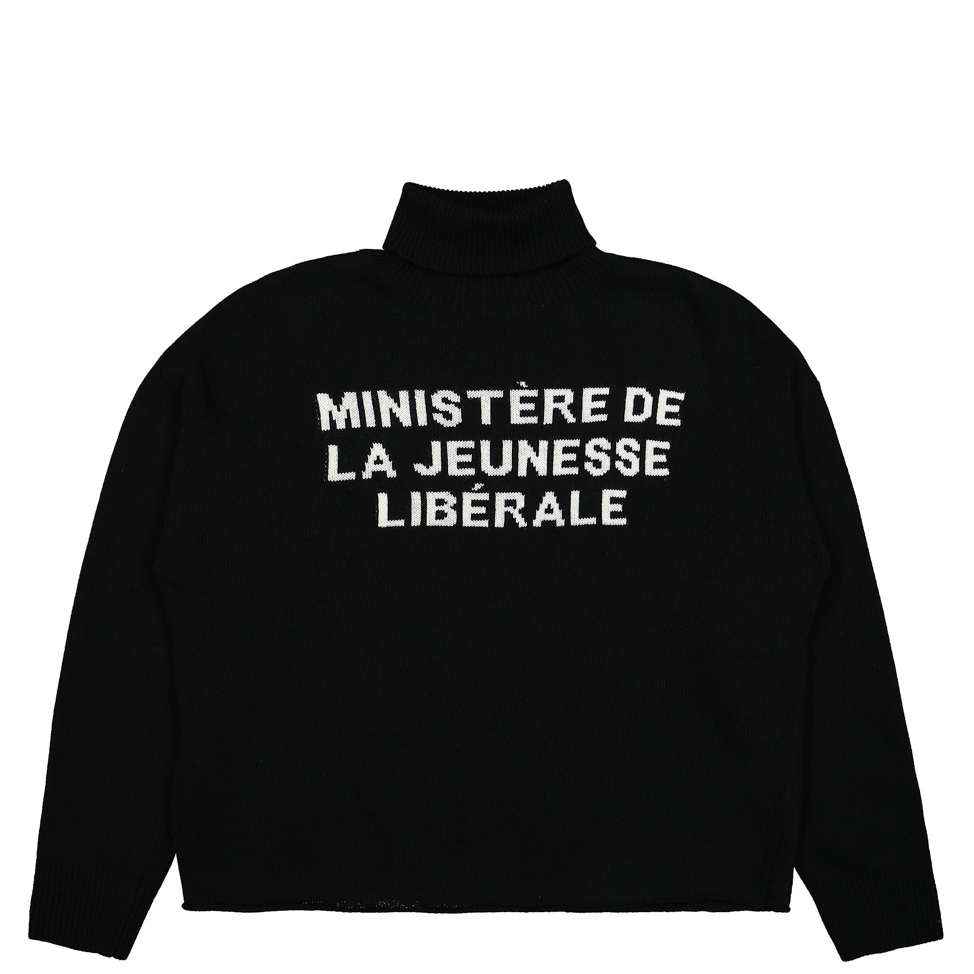 Liberal Youth Ministry Turtle Neck Sweater Black Sweatshirts LYM02N001 | Overkill