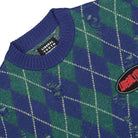 Liberal Youth Ministry Distressed Sweater Green Sweatshirts Close-up | Overkill