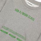 Han Kjobenhavn artwork crew Grey Sweatshirts Close-up | Overkill
