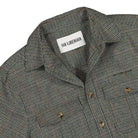 Han Kjobenhavn garden shirt Olive Check Shirts Close-up | Overkill