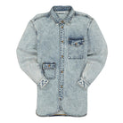 Han Kjobenhavn army shirt Bleached Denim Shirts M-130386 | Overkill