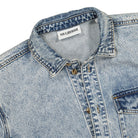 Han Kjobenhavn army shirt Bleached Denim Shirts Close-up | Overkill