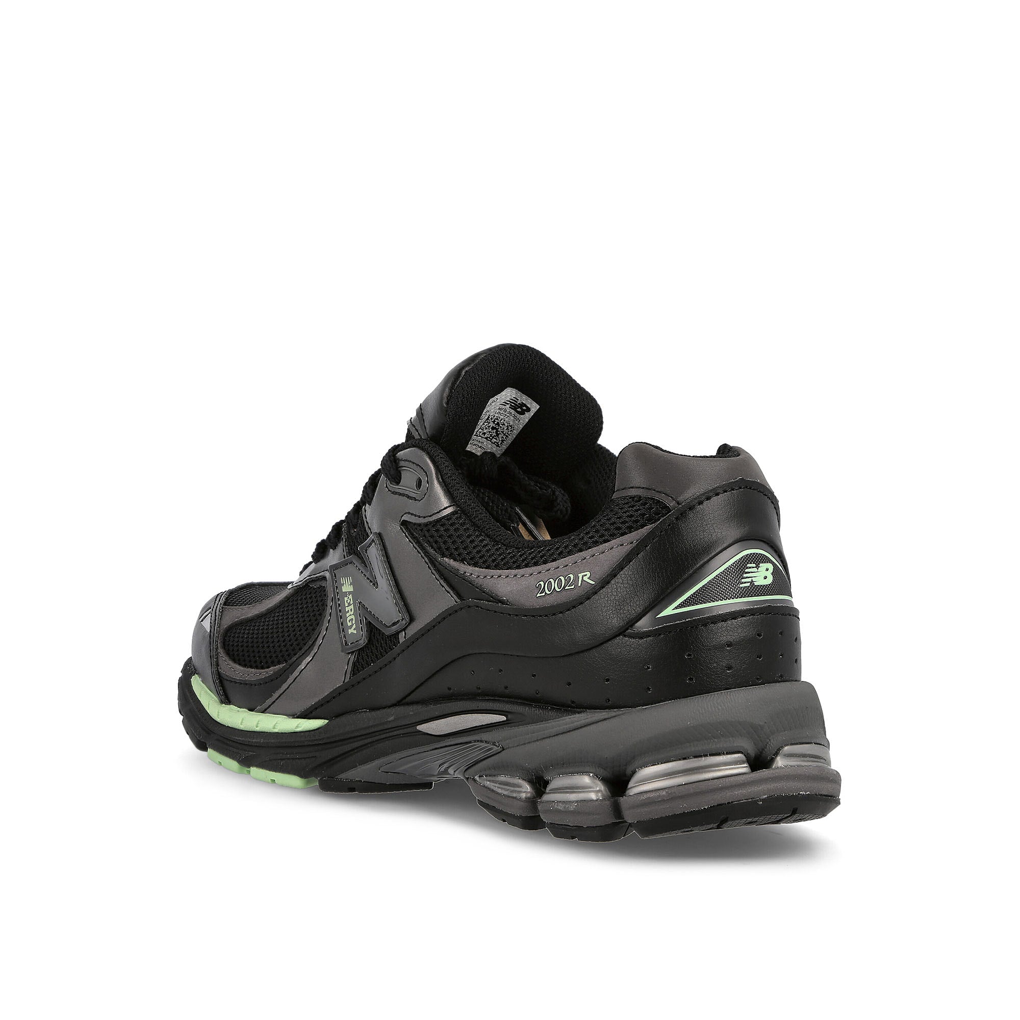 New Balance m2002rld Black-Green Low Top Sneakers  Material | Overkill