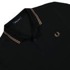 Fred Perry Twin Tipped Fred Perry Shirt Black / Shadedston Shirts Close-up | Overkill