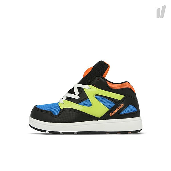 Reebok versa pump omni lite Black-Blue-Tangerine-Yellow Sneakers M47122 | Overkill