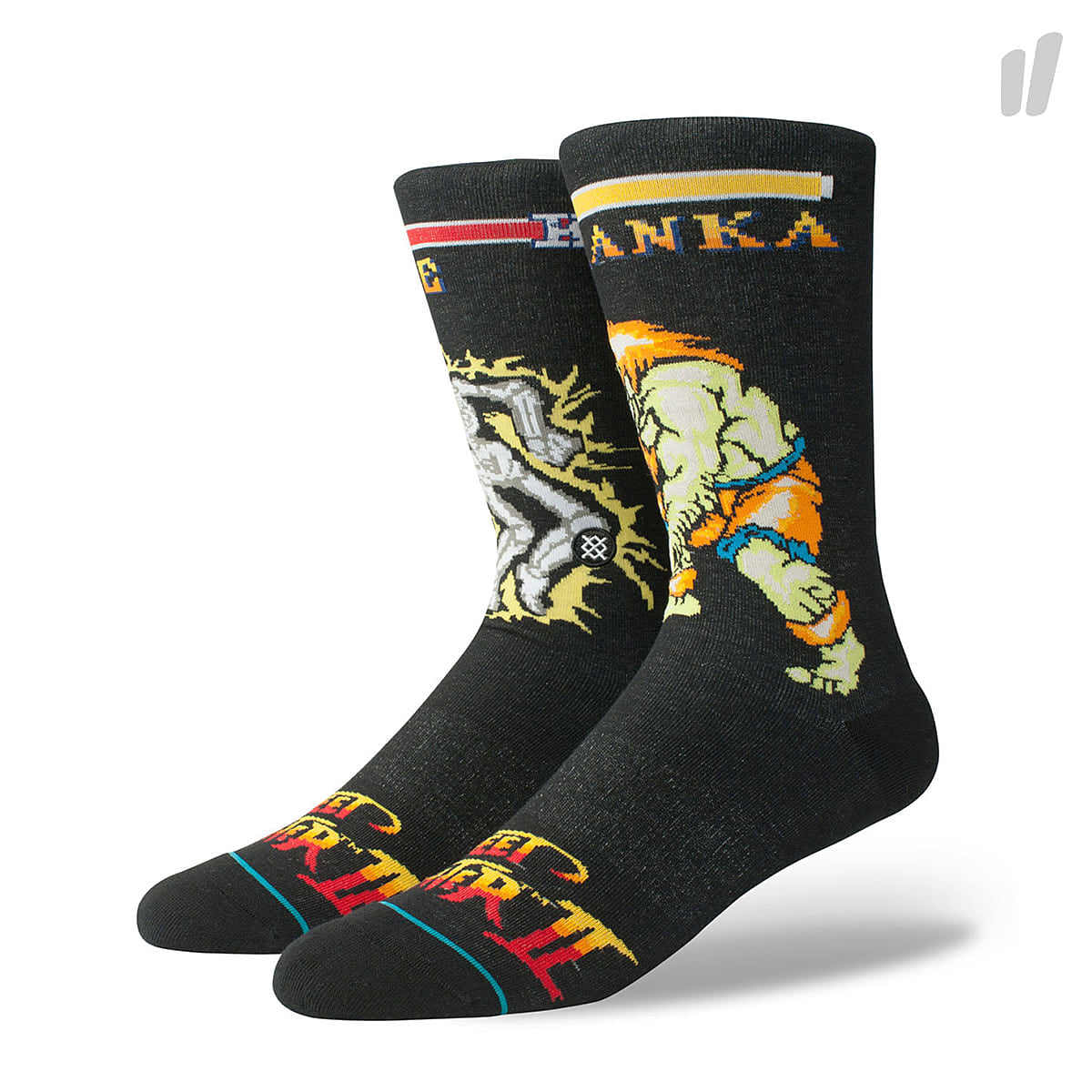 Stance Guile vs. Blanka Socks Black Socks M545A18GUI-BLK | Overkill