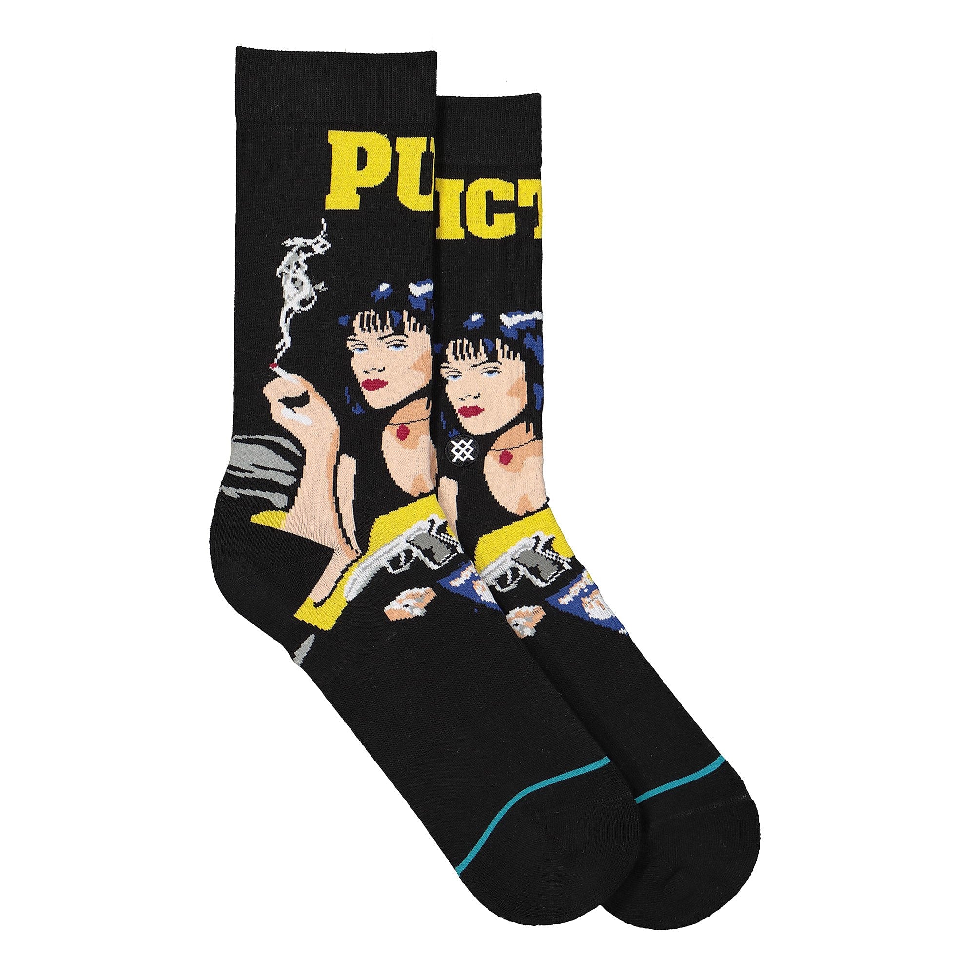 Stance Foundation Pulp Fiction Socks Black Socks M545C19PUL-BLK | Overkill