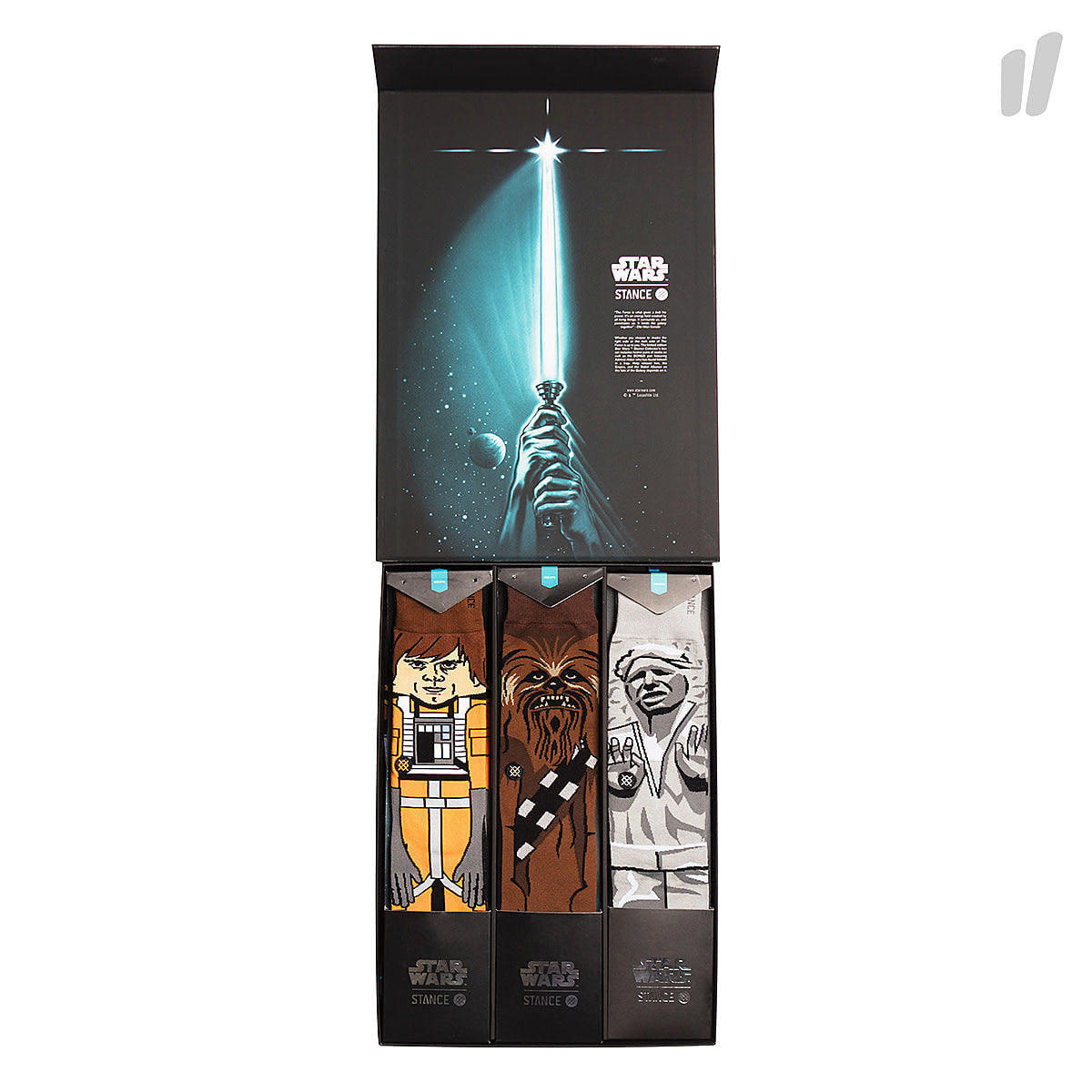 Stance The Force 2 Box Black Socks M545D16FOR-BLK | Overkill