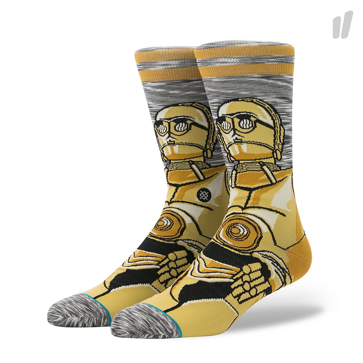Stance Android Socks Grey Socks M545D17AND-GRY | Overkill