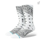Stance Barrio 2 Socks White Socks M545D17BAR-WHT | Overkill
