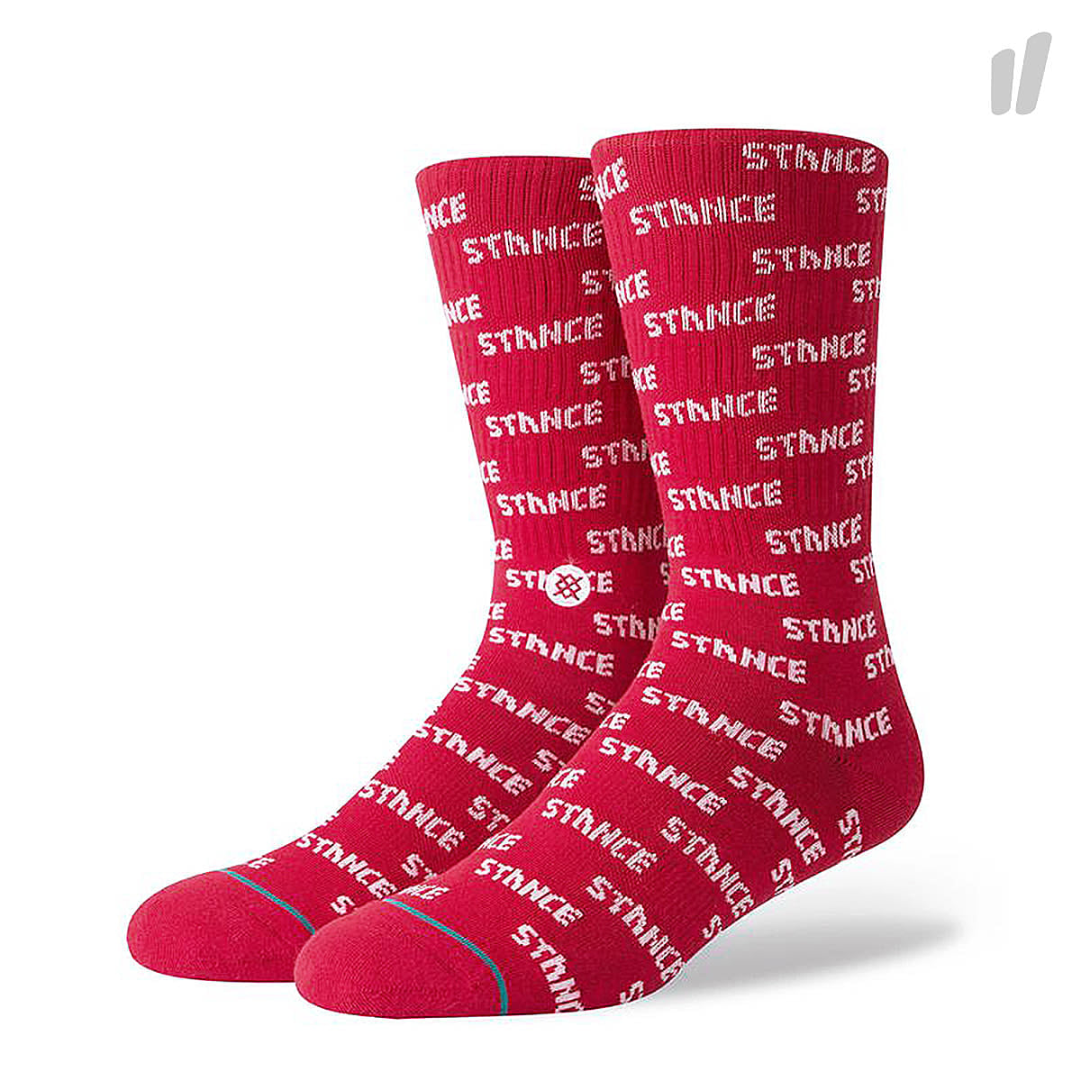Stance Repeat Socks Red Socks M546D18REP-RED | Overkill