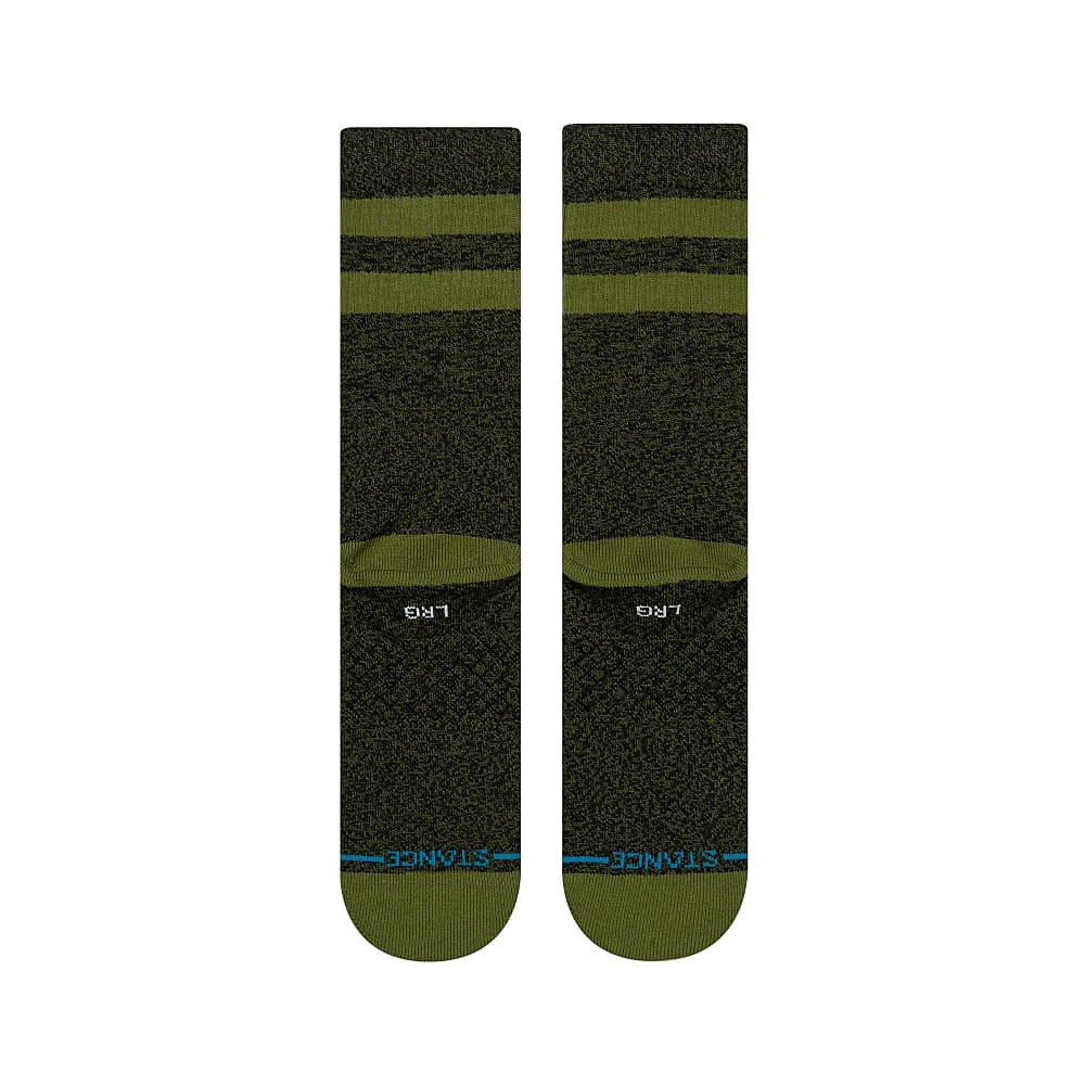 Stance Joven Socks Olive Socks Close-up | Overkill