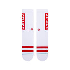 Stance OG Socks White / Red Socks Material | Overkill