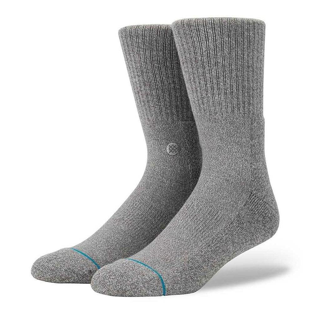 Stance Icon 3 Pack Socks Grey Heather Socks M556D18ICP-GRH | Overkill
