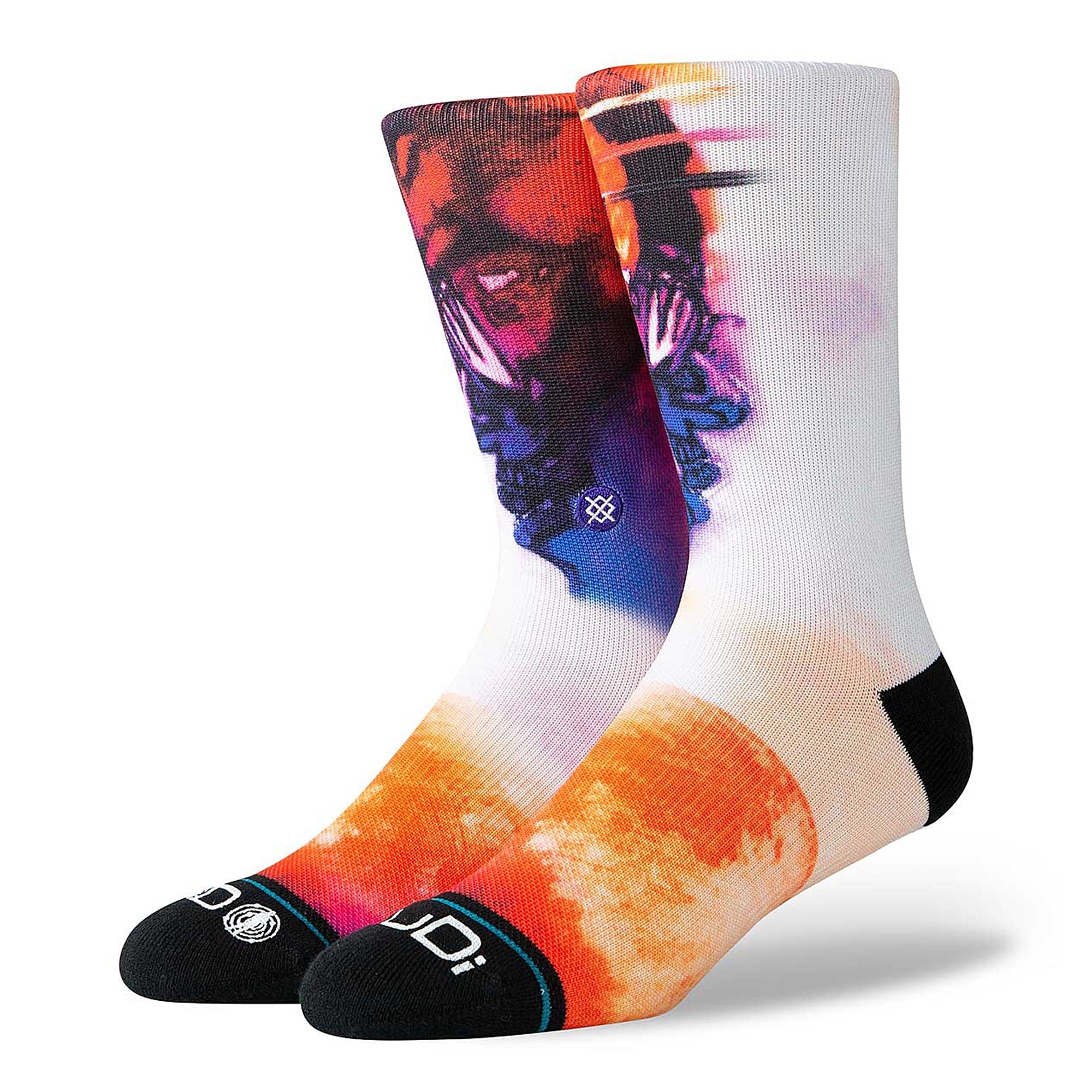 Stance Anthem Cudi Man on the Moon Socks White Socks M558C19CUM | Overkill