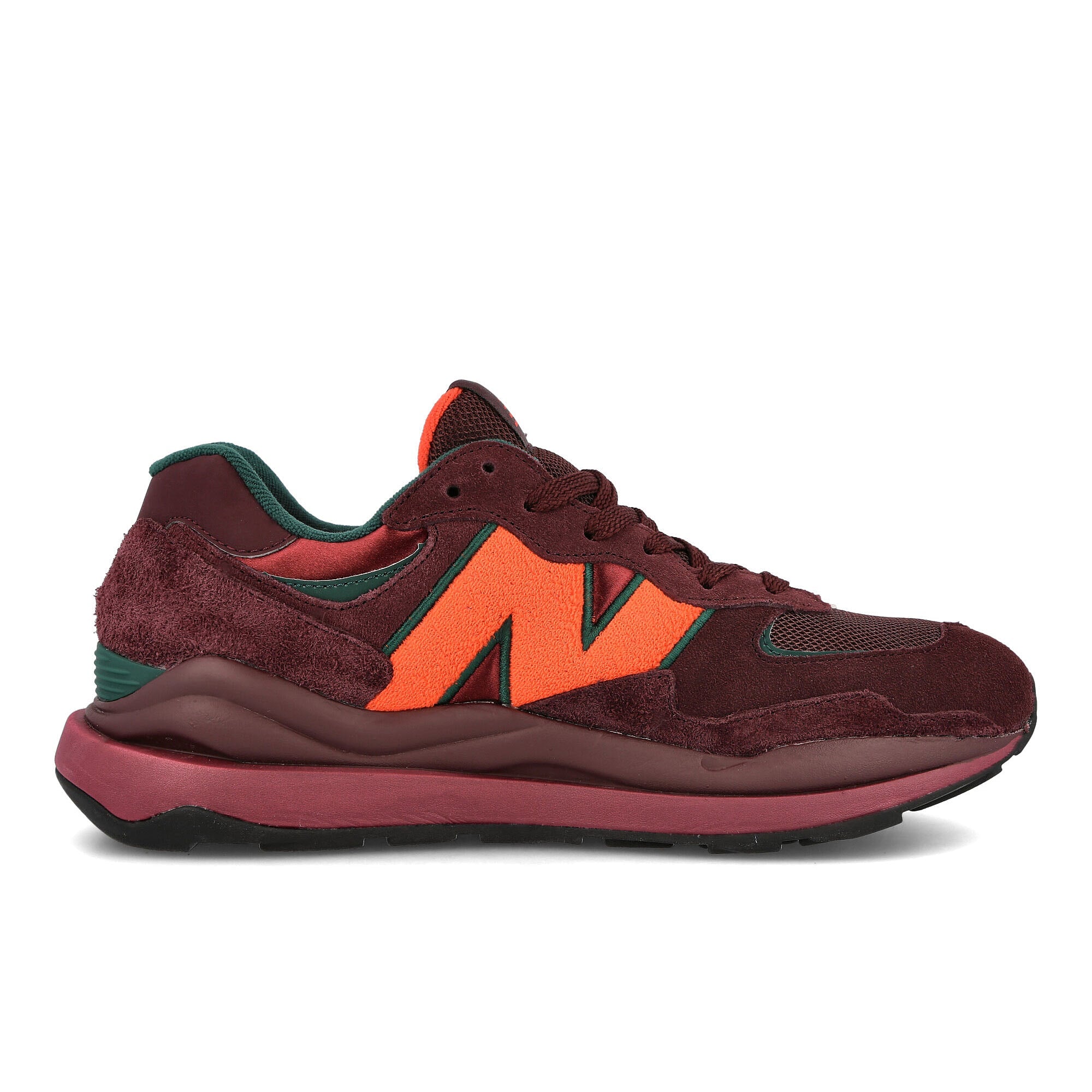 New Balance m 57/40 wa1 Burgundy Sneakers  Silhouette | Overkill