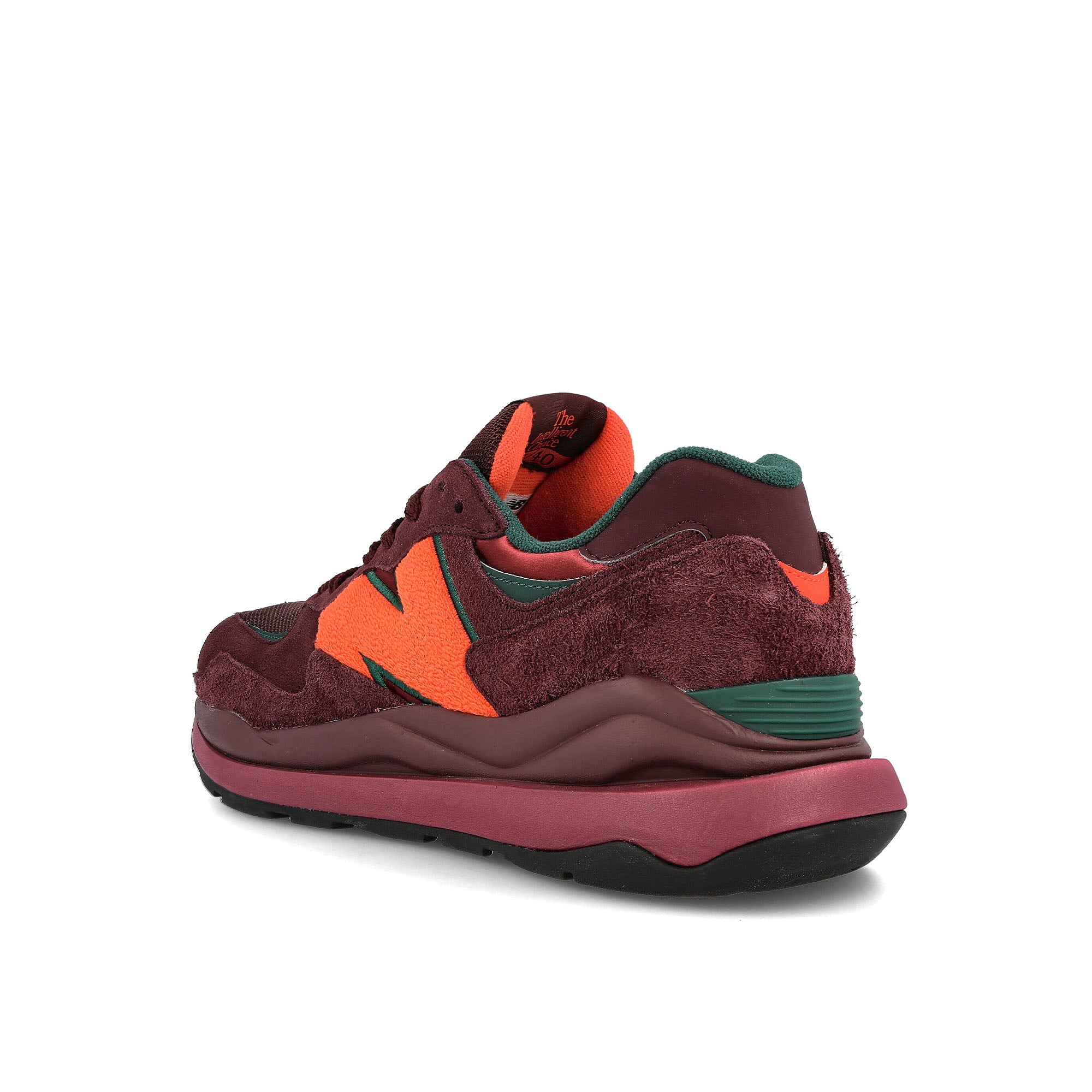 New Balance m 57/40 wa1 Burgundy Sneakers  Material | Overkill