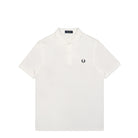 Fred Perry Plain Fred Perry Shirt White / Navy Polo Shirts M6000-100 | Overkill