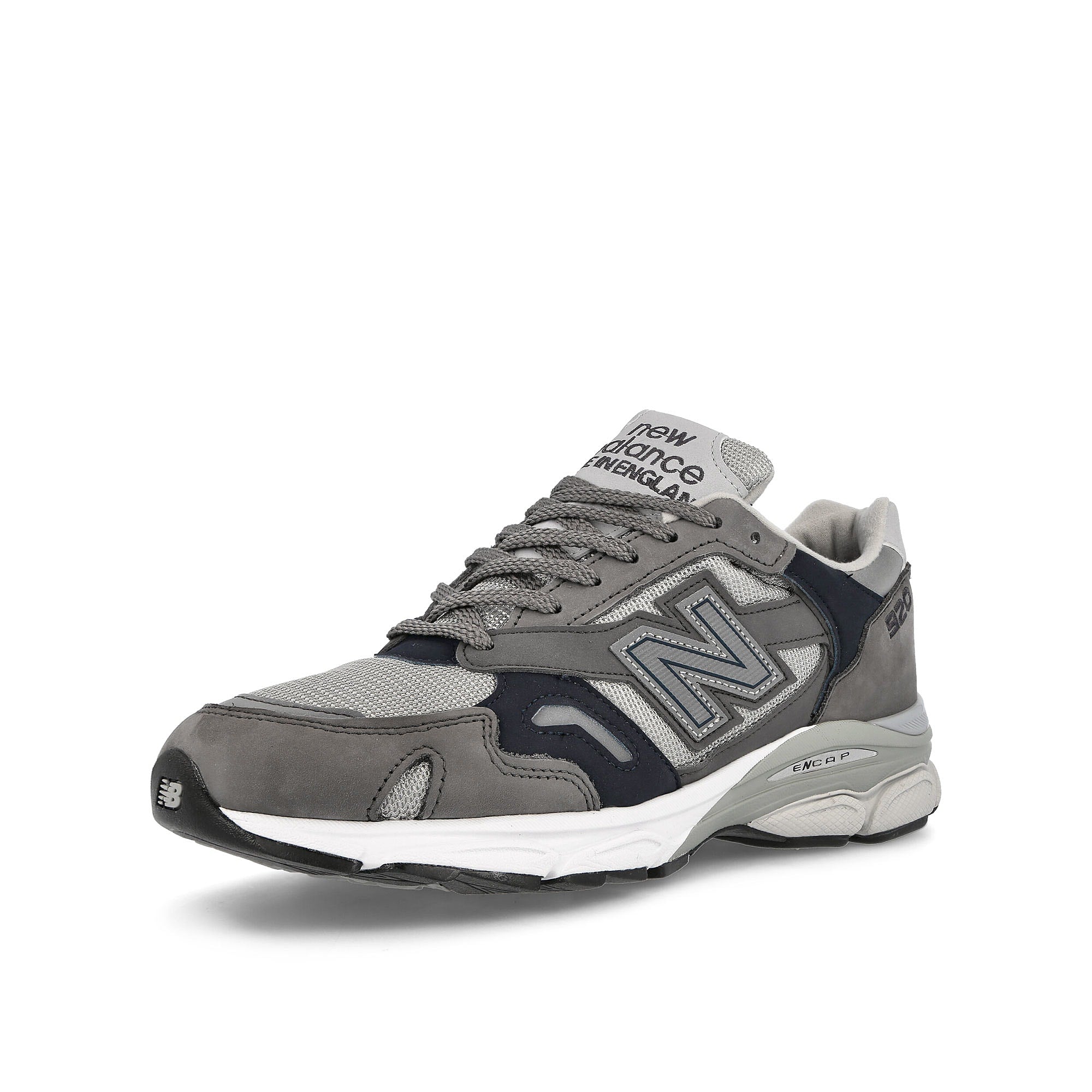 New Balance m920gns Grey /Green Low Top Sneakers  Close Up | Overkill