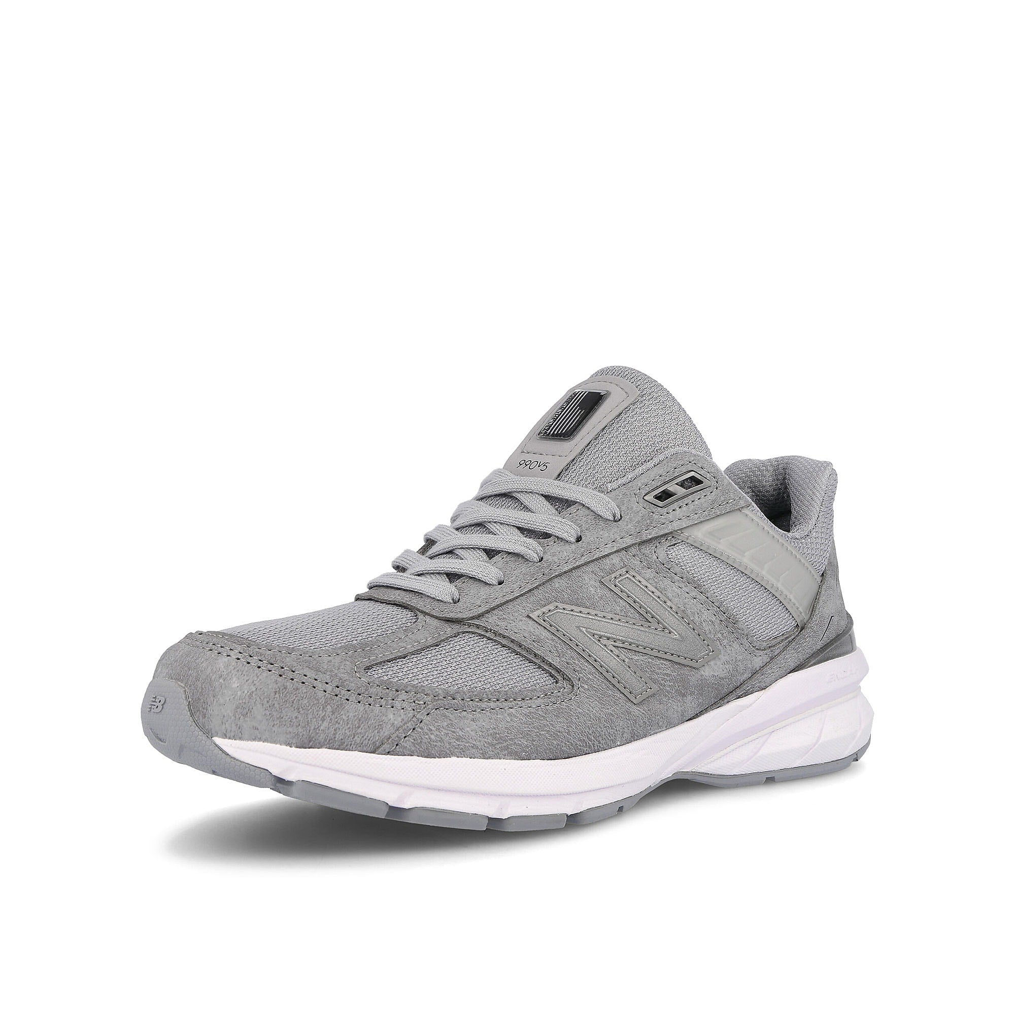 New Balance 990 vegan Grey-White Low Top Sneakers  Close Up | Overkill