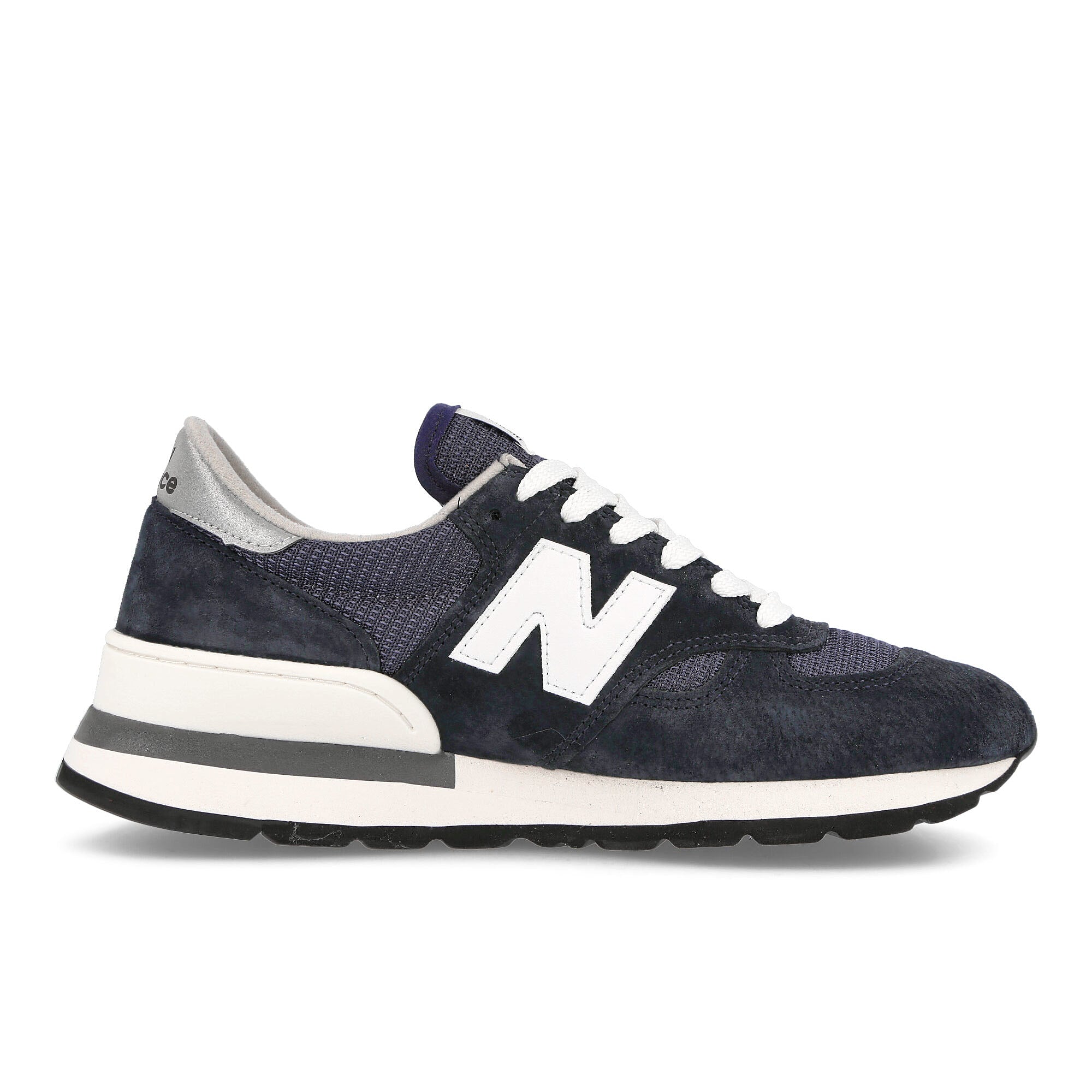 New Balance m990nv1 Dark Blue / White Low Top Sneakers  Silhouette | Overkill