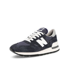 New Balance m990nv1 Dark Blue / White Low Top Sneakers  Close Up | Overkill