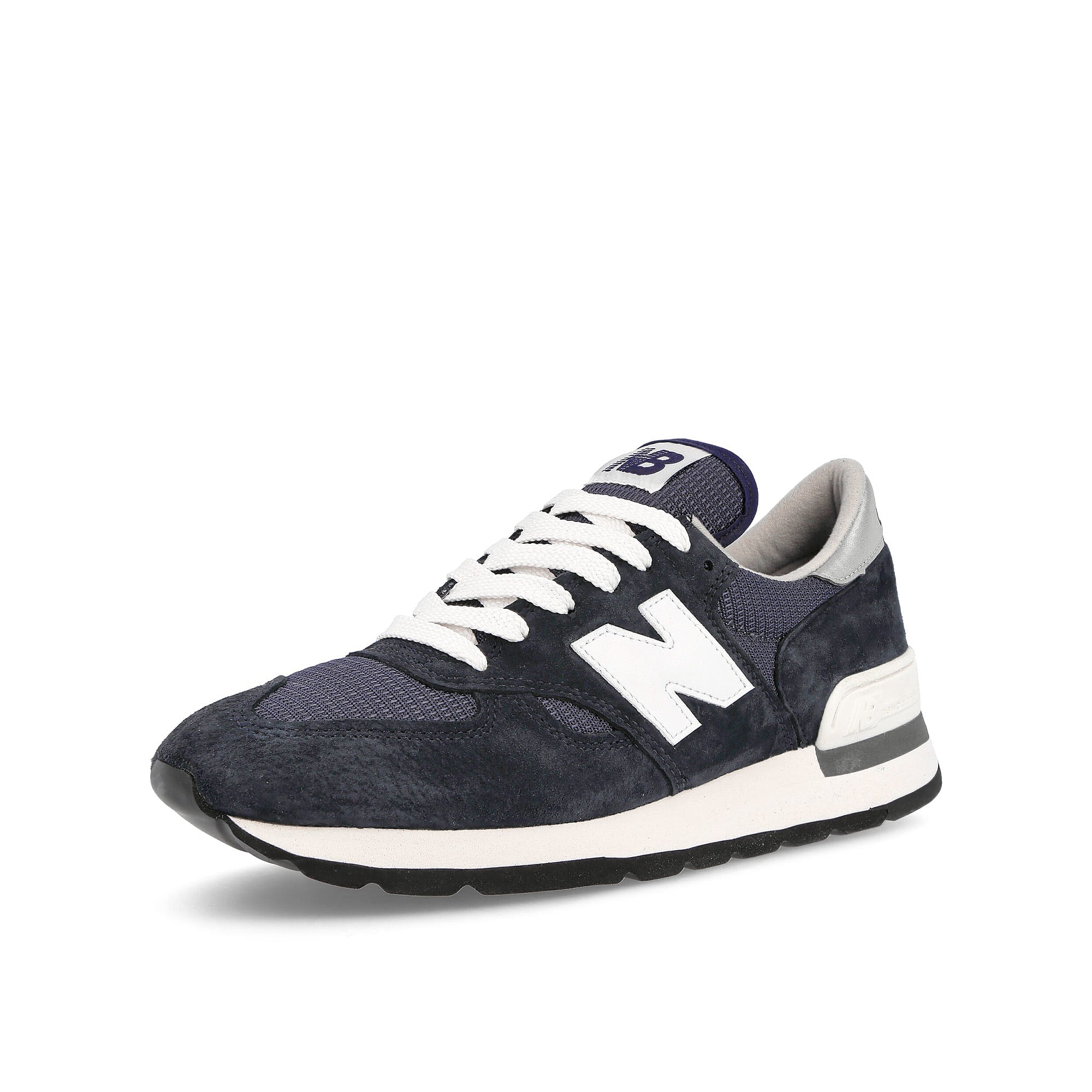 New Balance m990nv1 Dark Blue / White Low Top Sneakers  Close Up | Overkill