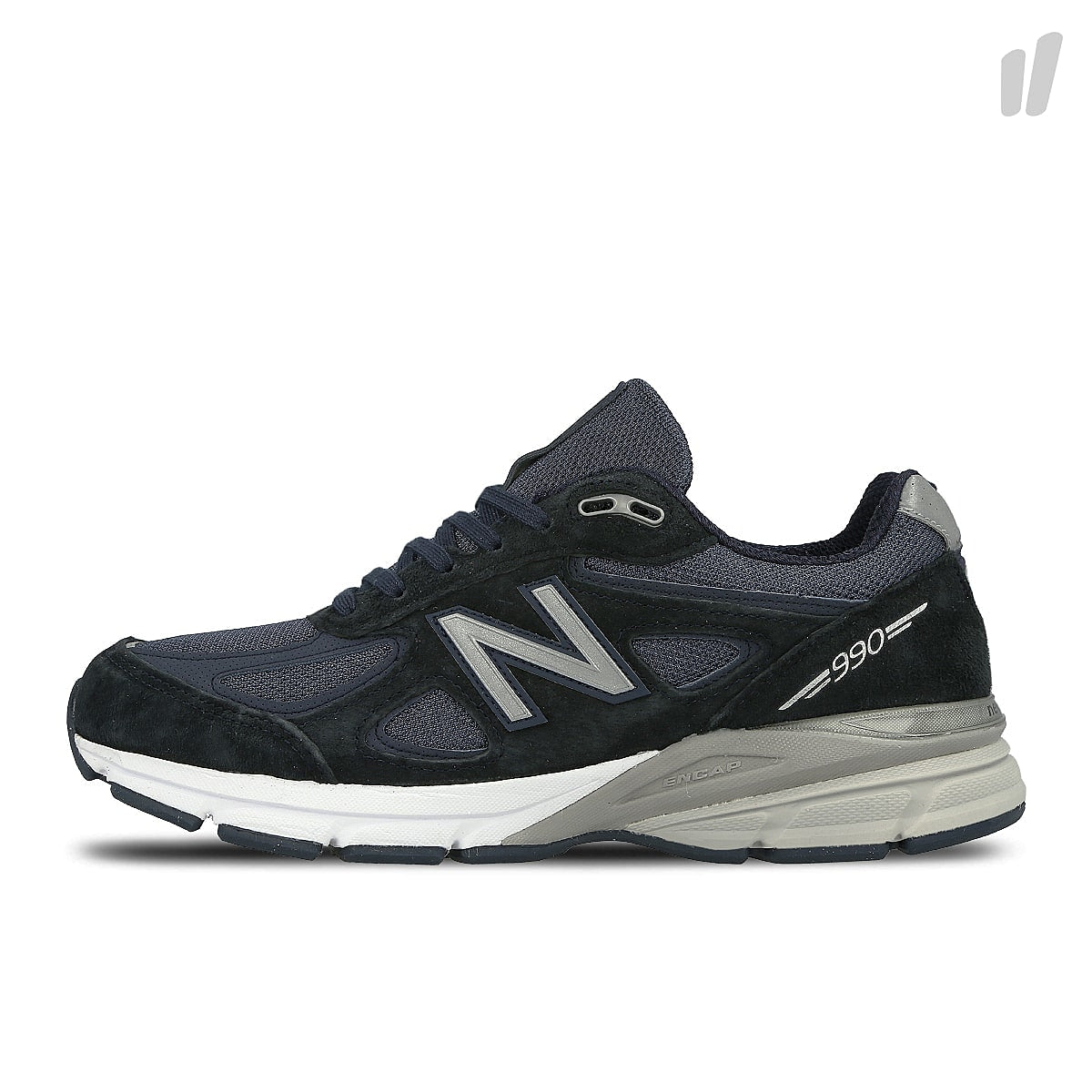 New Balance m 990 nv4 Navy Low Top Sneakers 509491-60-10 | Overkill