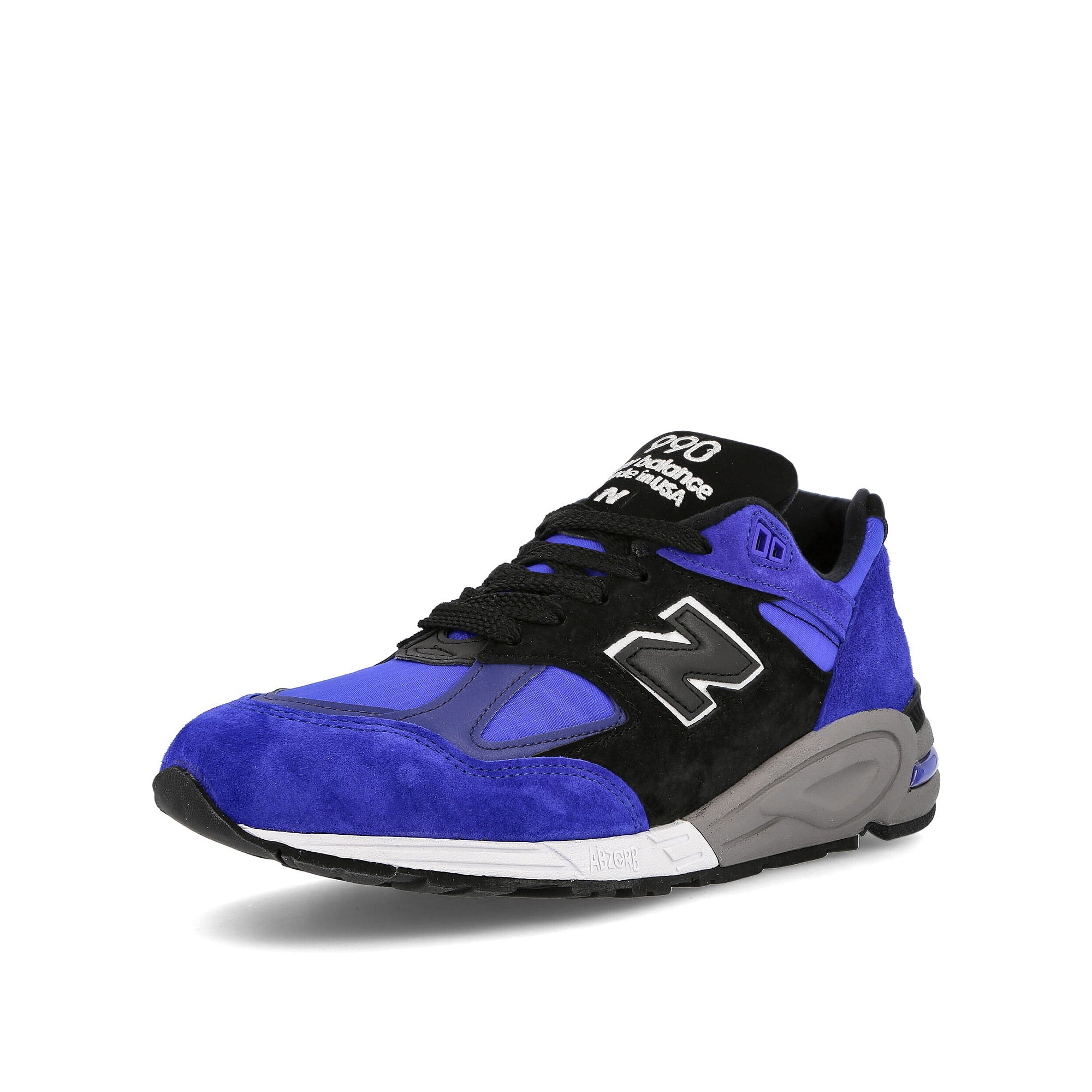 New Balance m 990 pl2 Blue-Black Low Top Sneakers  Close Up | Overkill