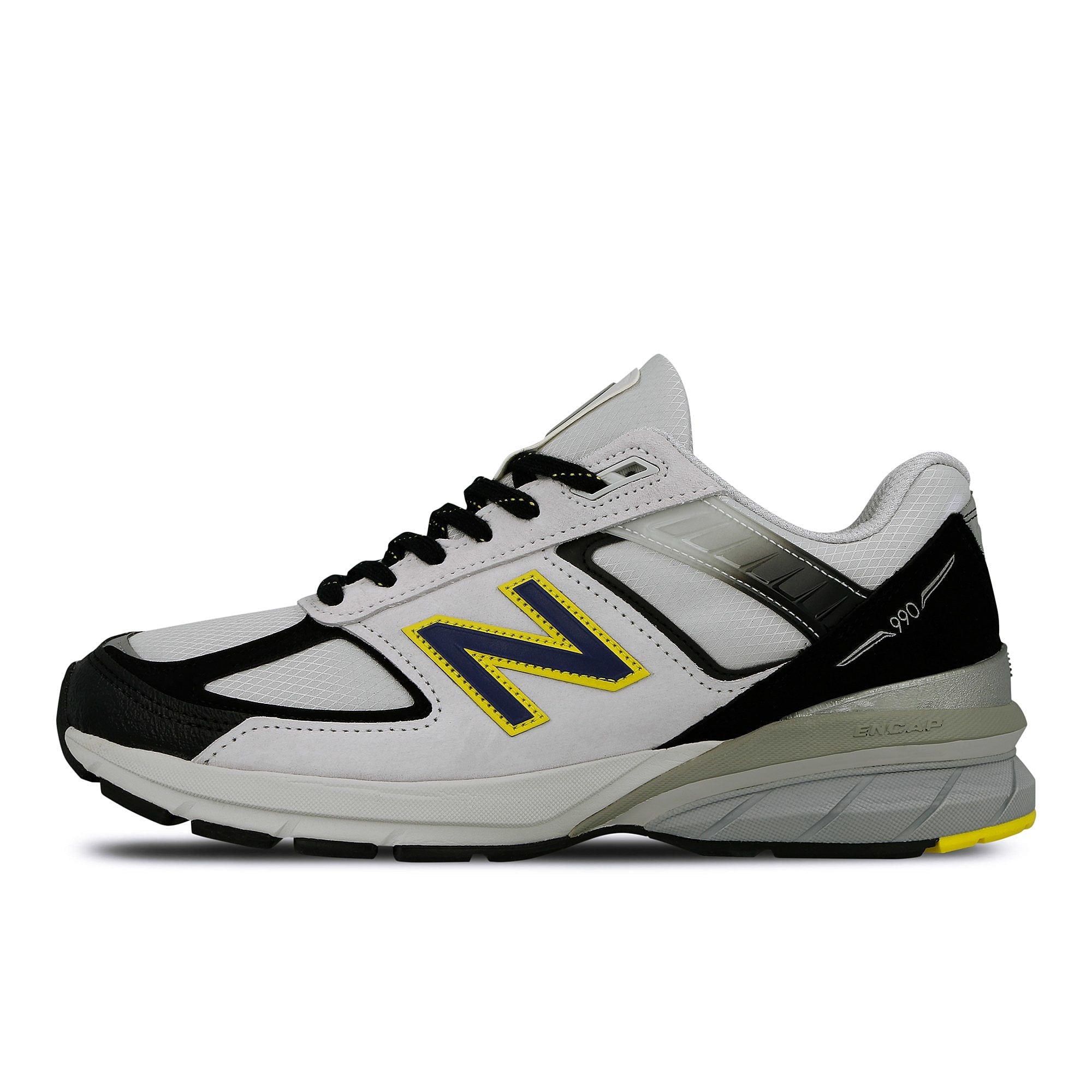 New Balance m 990 sb5 Silver-Black Low Top Sneakers 737751-60-16 | Overkill